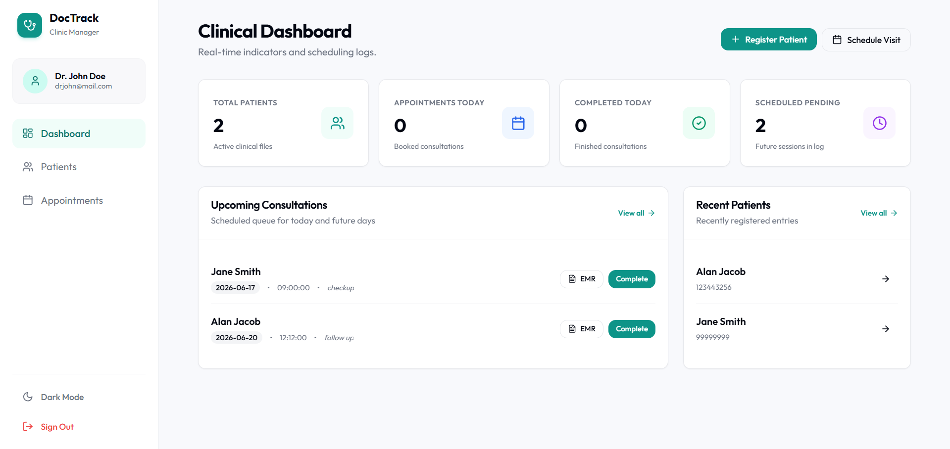 Dashboard